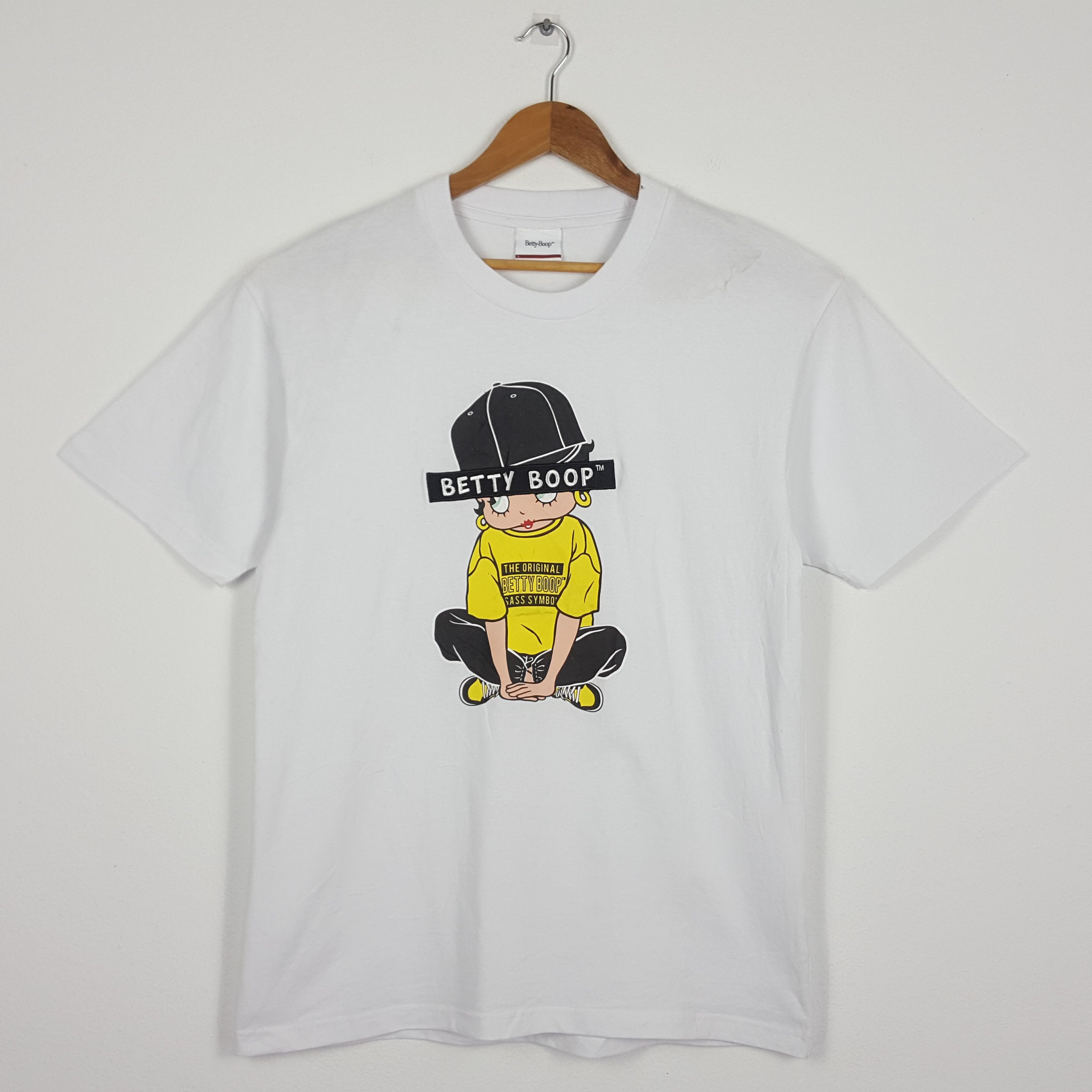 Vintage Vintage BETTY BOOP Hip Hop Streetwear Style T-Shirt Size US L / EU 52-54 / 3 - 1 Thumbnail