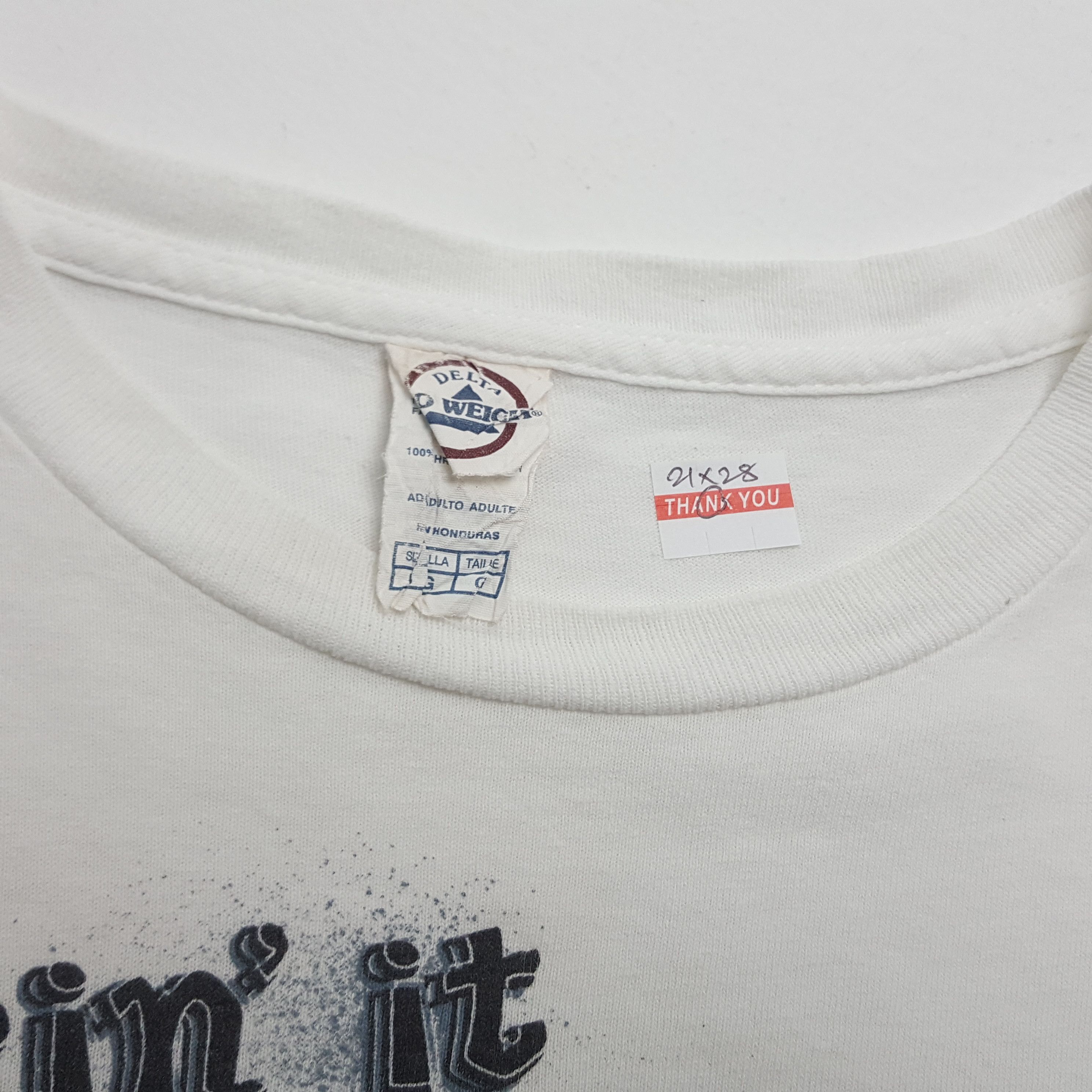 Cartoon Network × Vintage × Warner Bros Vintage Bugs Bunny Tazmania Kicking it Old School Hip Hop Size US L / EU 52-54 / 3 - 4 Thumbnail