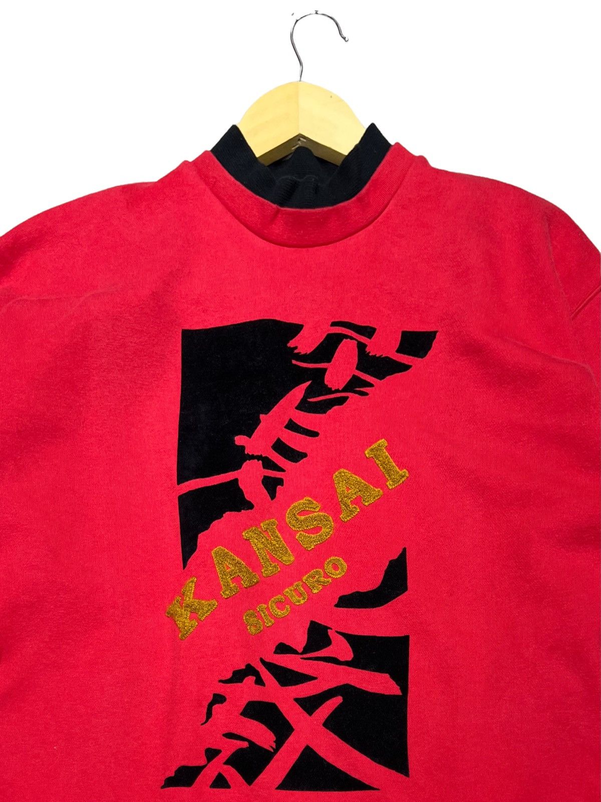 Kansai Yamamoto VINTAGE KANSAI SICURO EMBROIDERY BIG SPELLOUT with ART DSIGN Size US M / EU 48-50 / 2 - 4 Thumbnail