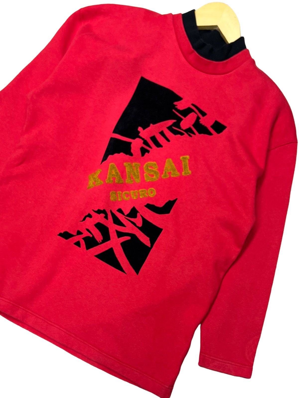 Kansai Yamamoto VINTAGE KANSAI SICURO EMBROIDERY BIG SPELLOUT with ART DSIGN Size US M / EU 48-50 / 2 - 6 Thumbnail