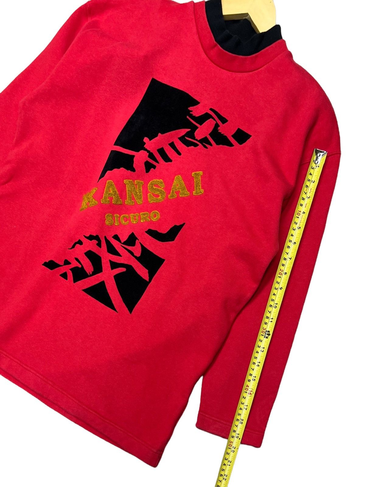 Kansai Yamamoto VINTAGE KANSAI SICURO EMBROIDERY BIG SPELLOUT with ART DSIGN Size US M / EU 48-50 / 2 - 13 Thumbnail