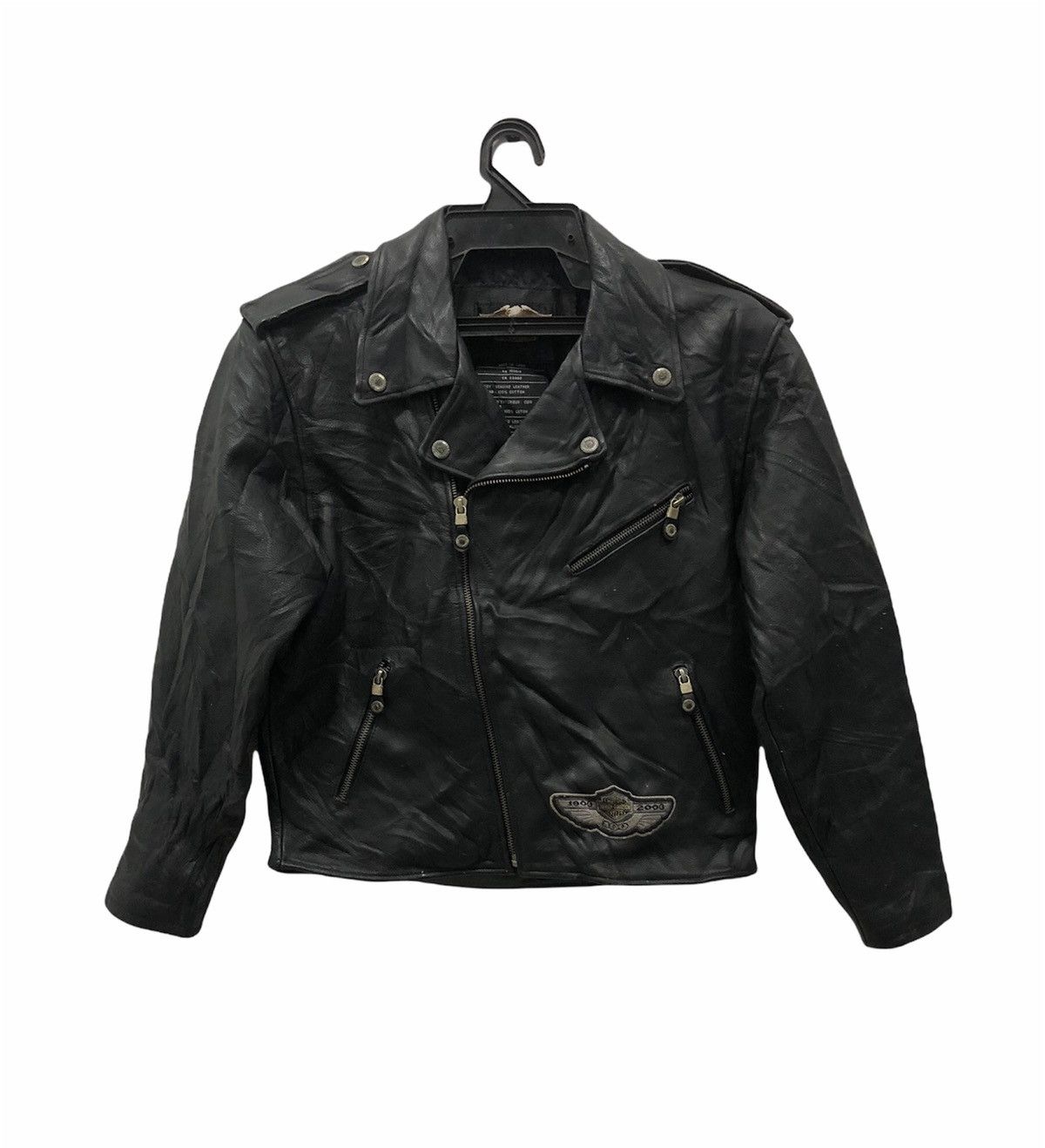 Harley Davidson HARLEY DAVIDSON MOTORCYCLES LEATHER JACKET Size US L / EU 52-54 / 3 - 1 Thumbnail