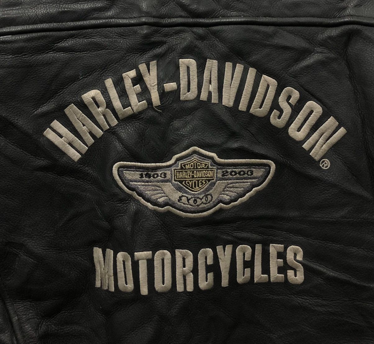 Harley Davidson HARLEY DAVIDSON MOTORCYCLES LEATHER JACKET Size US L / EU 52-54 / 3 - 15 Thumbnail