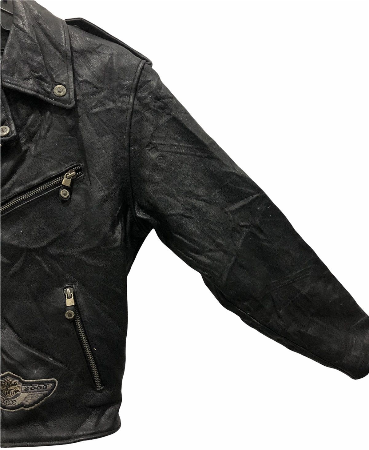 Harley Davidson HARLEY DAVIDSON MOTORCYCLES LEATHER JACKET Size US L / EU 52-54 / 3 - 5 Thumbnail