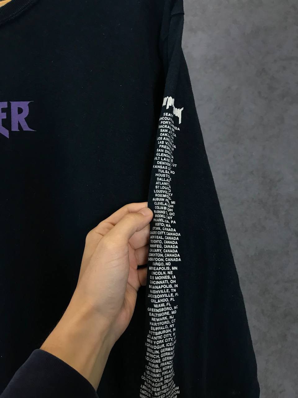 Band Tees Justin Bieber pop rap band tour longsleeve Size US M / EU 48-50 / 2 - 6 Thumbnail