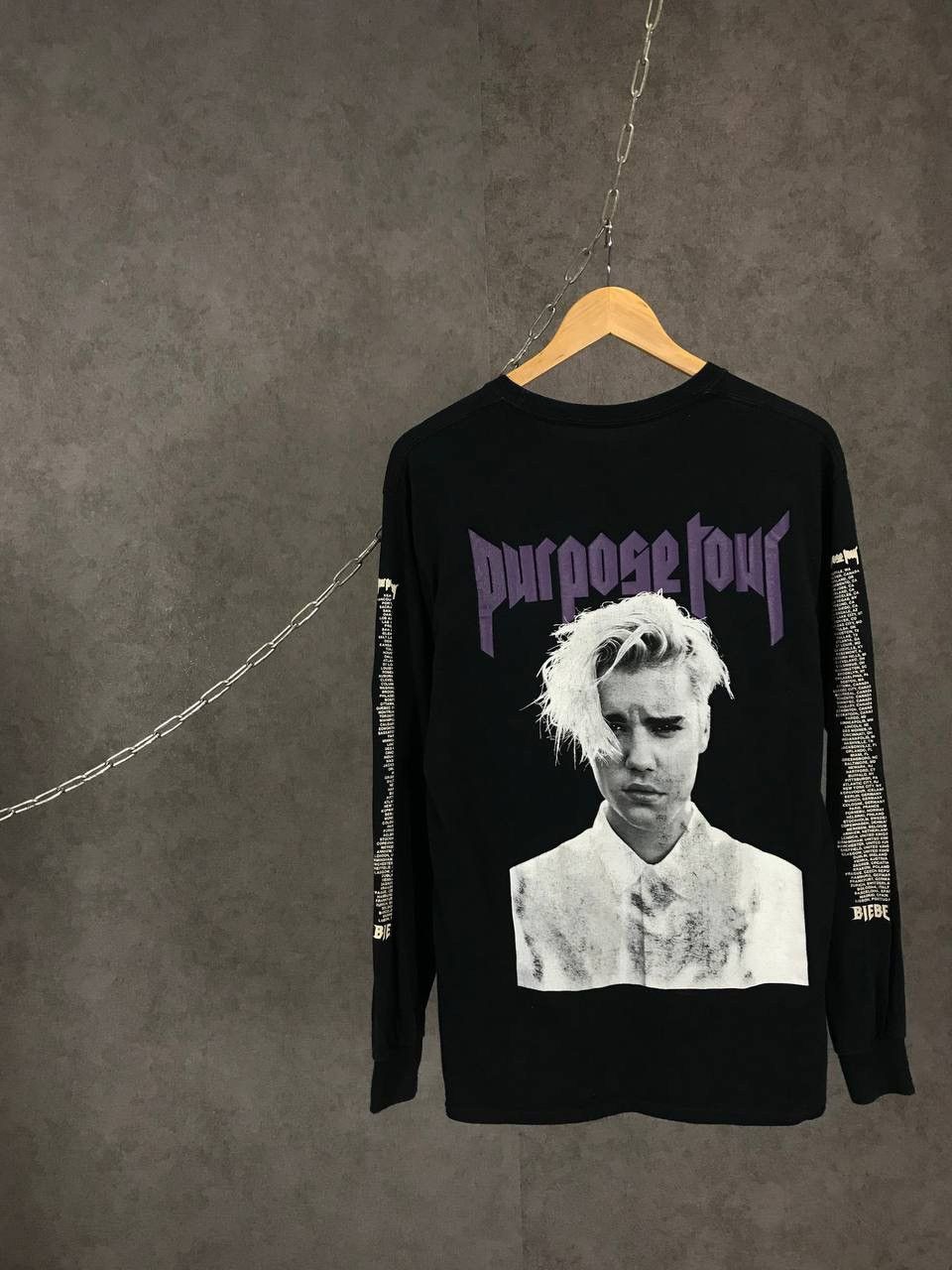 Band Tees Justin Bieber pop rap band tour longsleeve Size US M / EU 48-50 / 2 - 1 Thumbnail