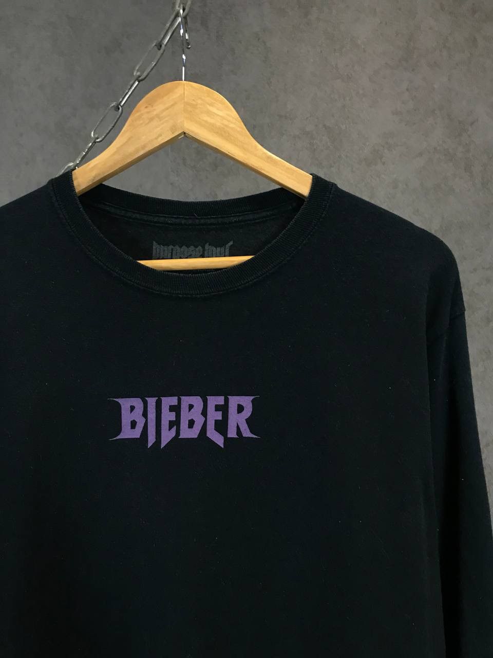 Band Tees Justin Bieber pop rap band tour longsleeve Size US M / EU 48-50 / 2 - 3 Thumbnail
