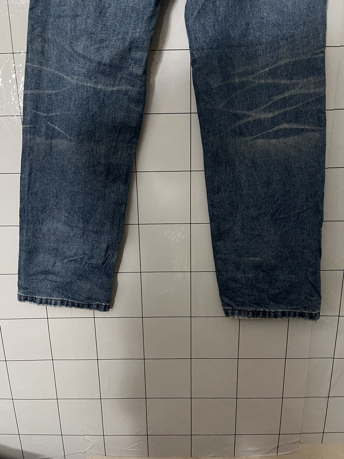 Japanese Brand × Vintage Vintage Loc Star Printed Logo Rare Design Denim Jeans Size US 34 / EU 50 - 3 Thumbnail