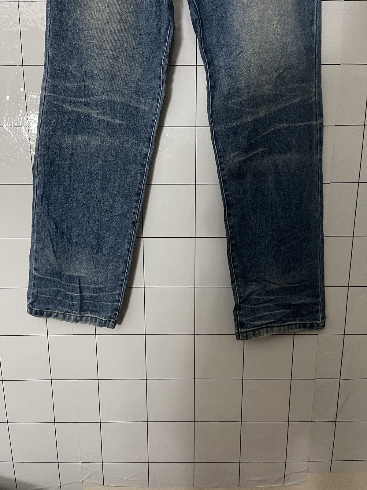 Japanese Brand × Vintage Vintage Loc Star Printed Logo Rare Design Denim Jeans Size US 34 / EU 50 - 8 Thumbnail