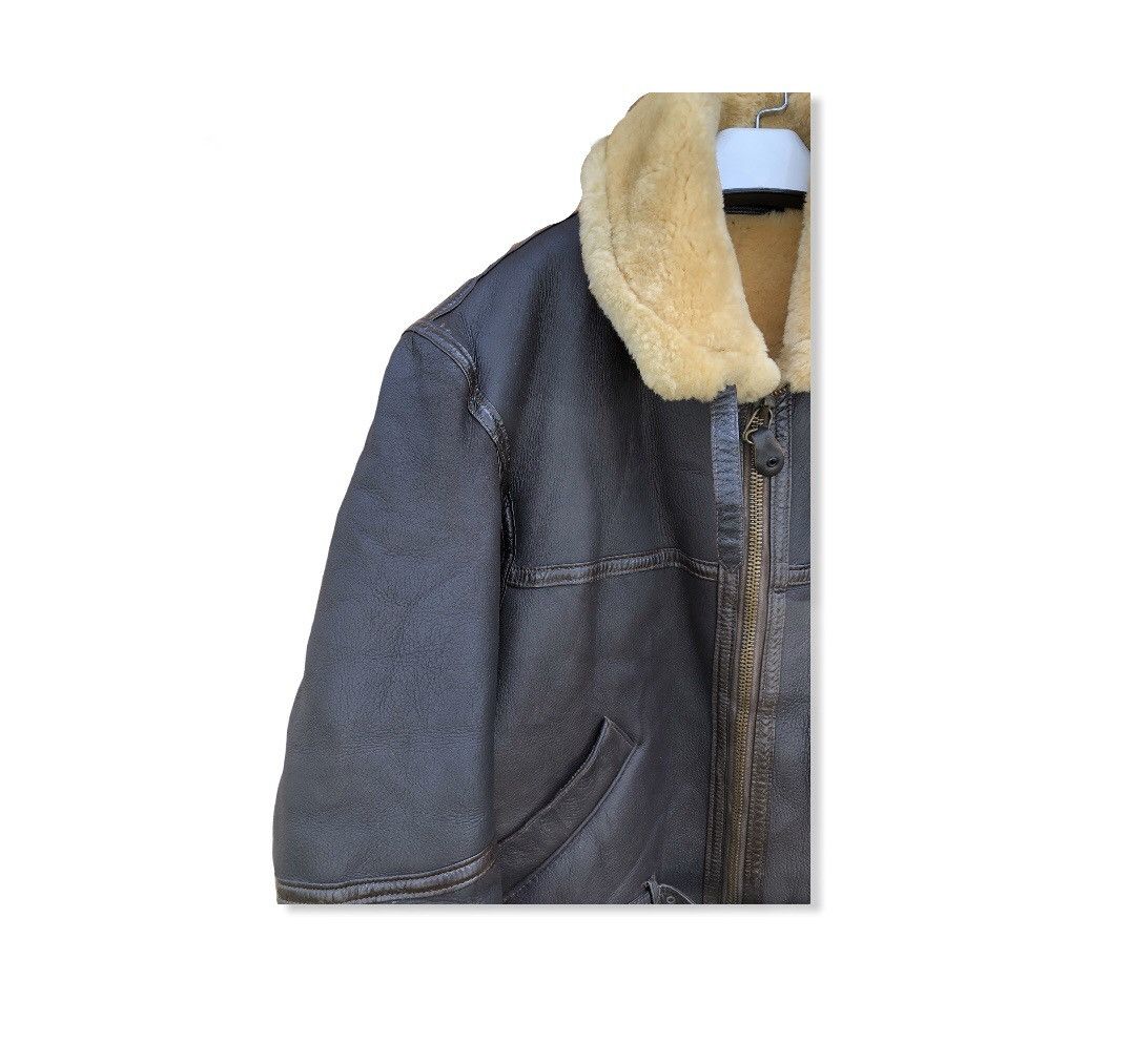 Willis & Geiger Vintage Willis&Geiger Sherpa Leather Jacket Size US L / EU 52-54 / 3 - 3 Thumbnail