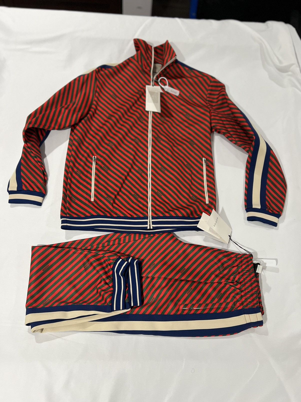 Gucci Gucci track suit. Top S, bottom XS. $4000 Size 36R - 1 Thumbnail