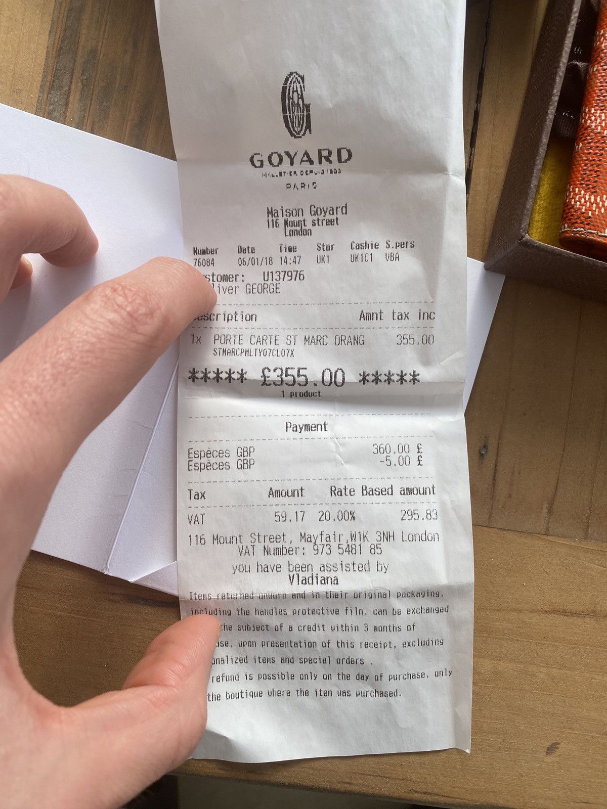 Goyard Goyard Saint Marc Orange Wallet Size ONE SIZE - 11 Thumbnail