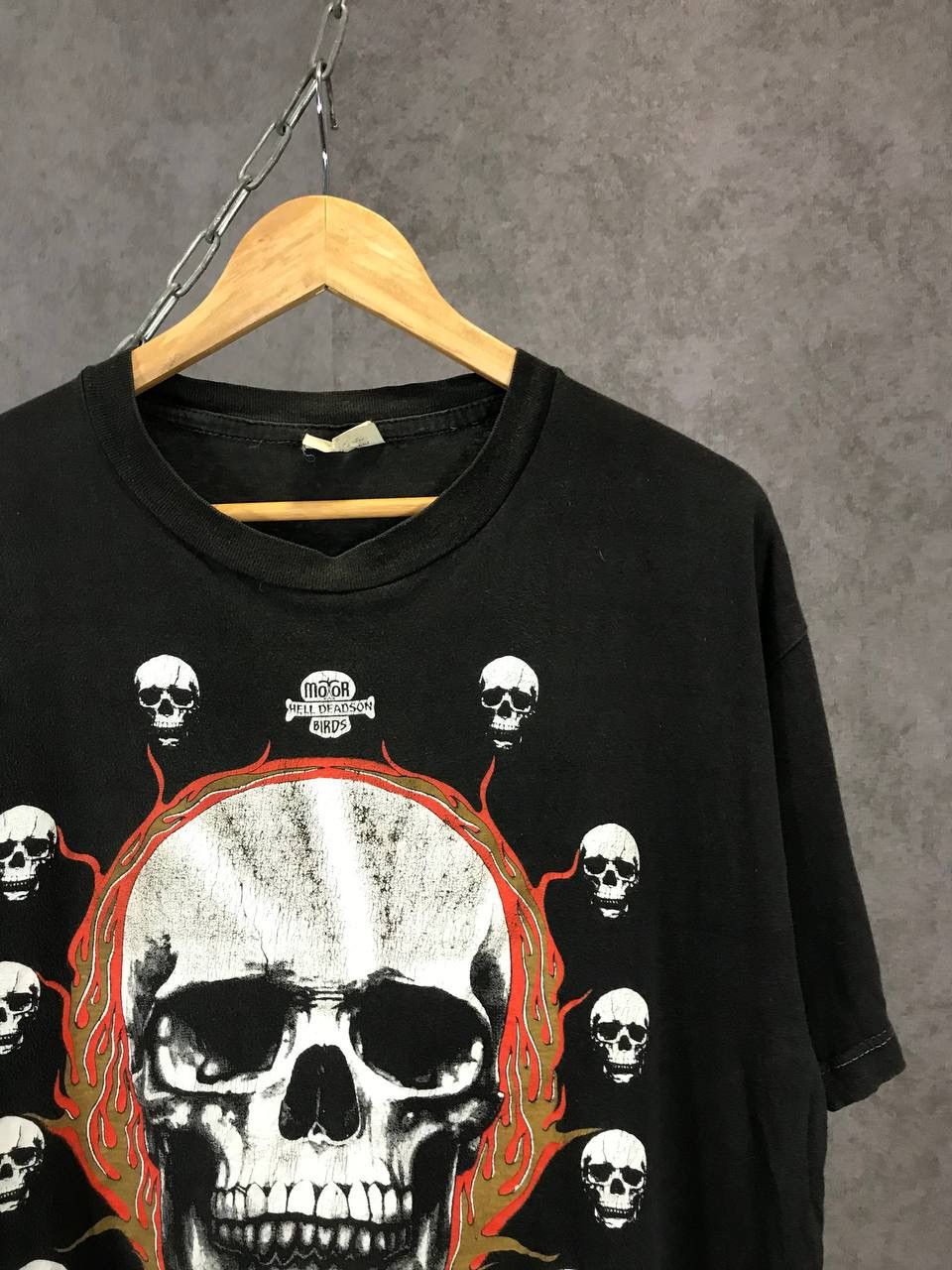 Vintage Hell Deadson skulls vintage rare tee Size US L / EU 52-54 / 3 - 2 Thumbnail