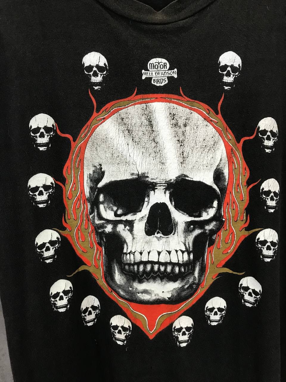 Vintage Hell Deadson skulls vintage rare tee Size US L / EU 52-54 / 3 - 3 Thumbnail