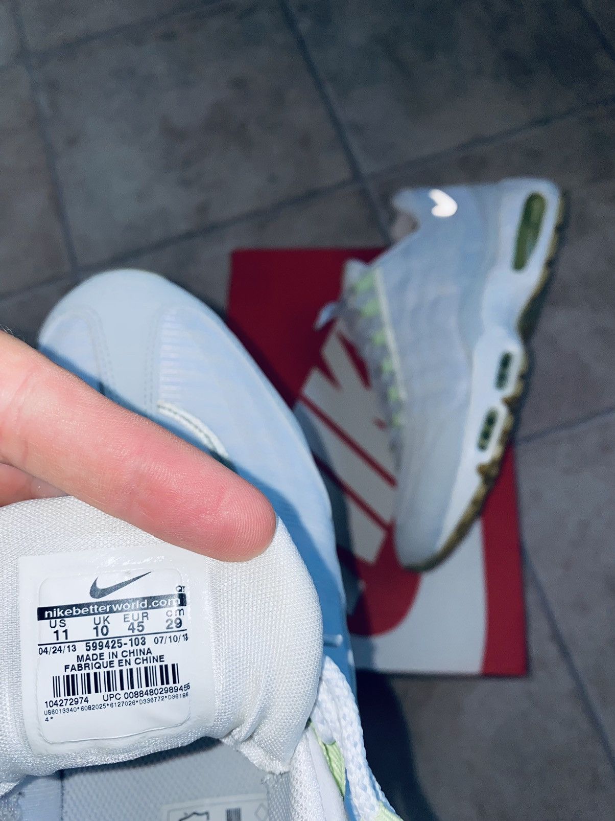Nike × Skepta × White's Boots NikeLab Air Max 95 Prm Tape Tn ACG Size US 11 / EU 44 - 12 Thumbnail