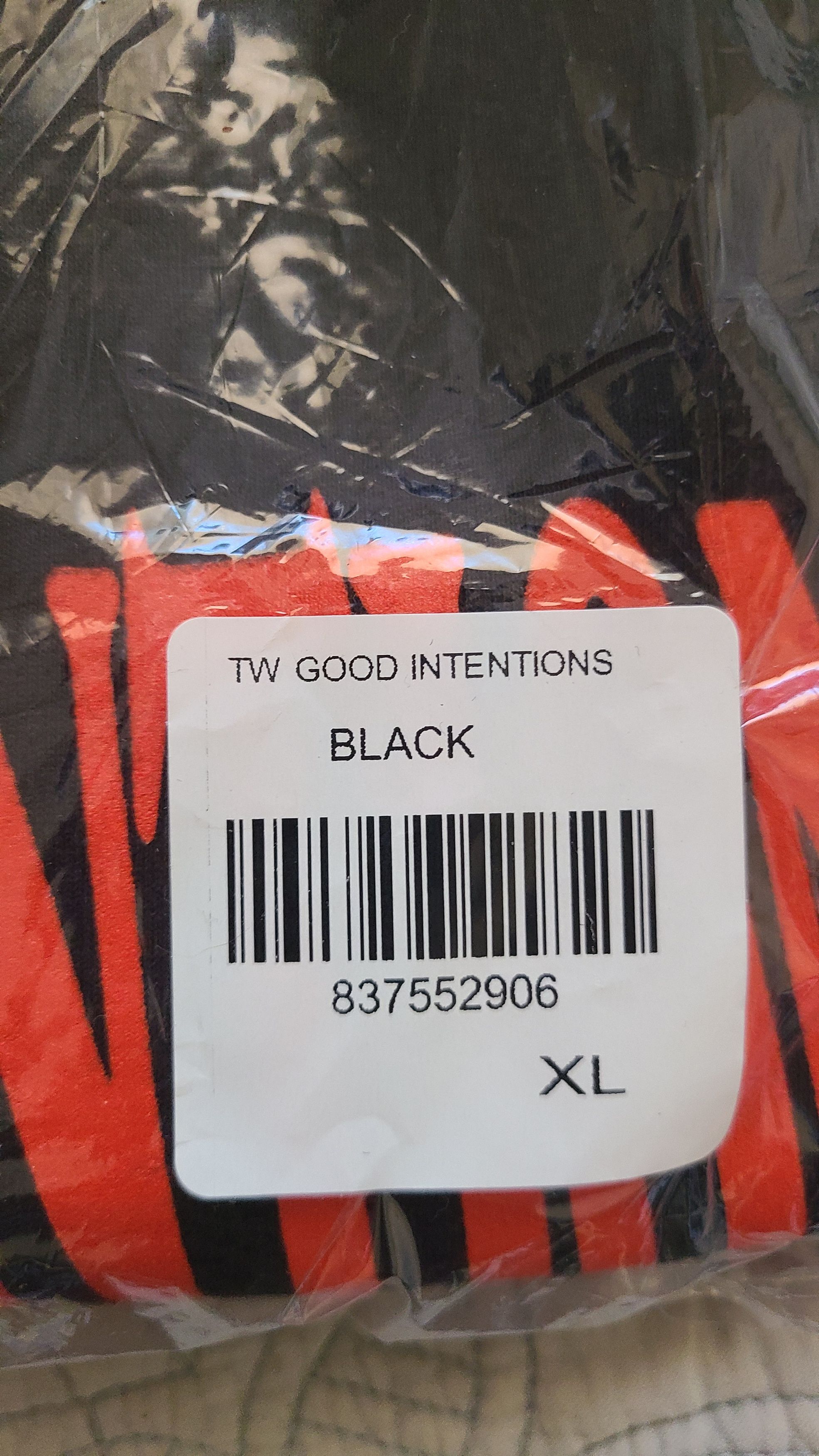 Vlone GOOD INTENTIONS BLACK TEE Size US XL / EU 56 / 4 - 4 Thumbnail