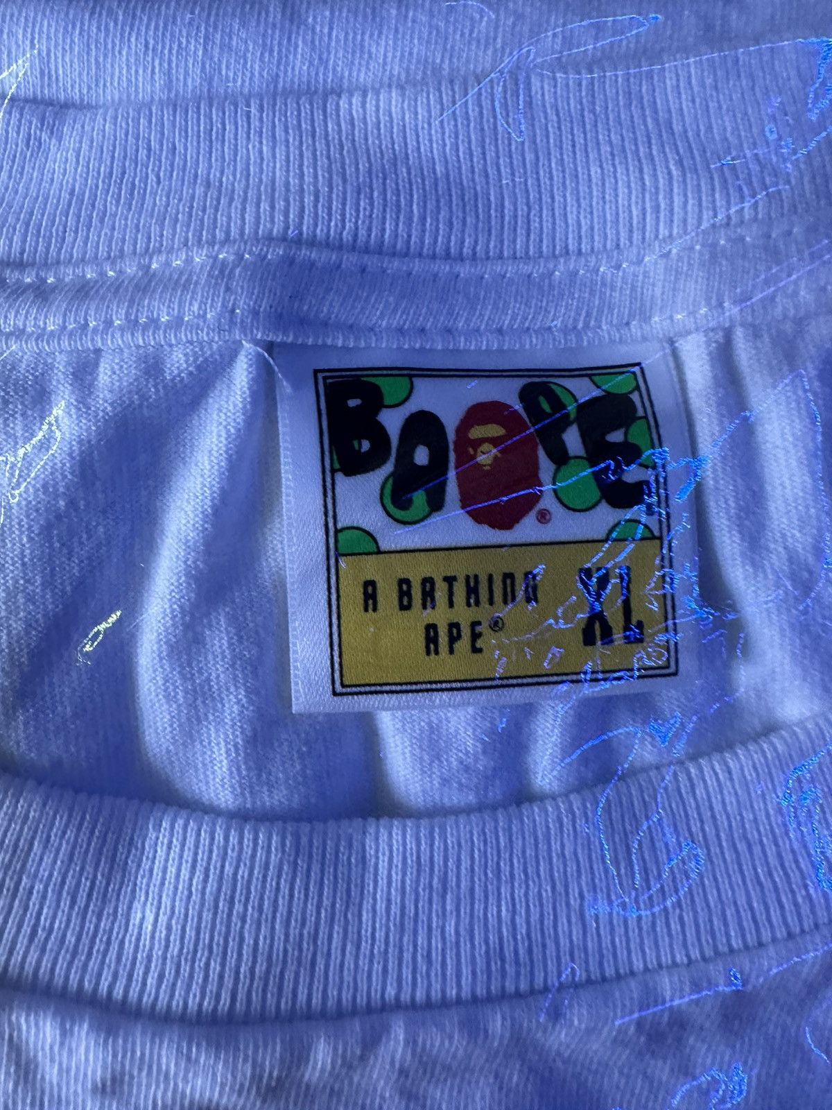 Bape ABC Camo Milo On Bape Tee Size US XL / EU 56 / 4 - 2 Thumbnail