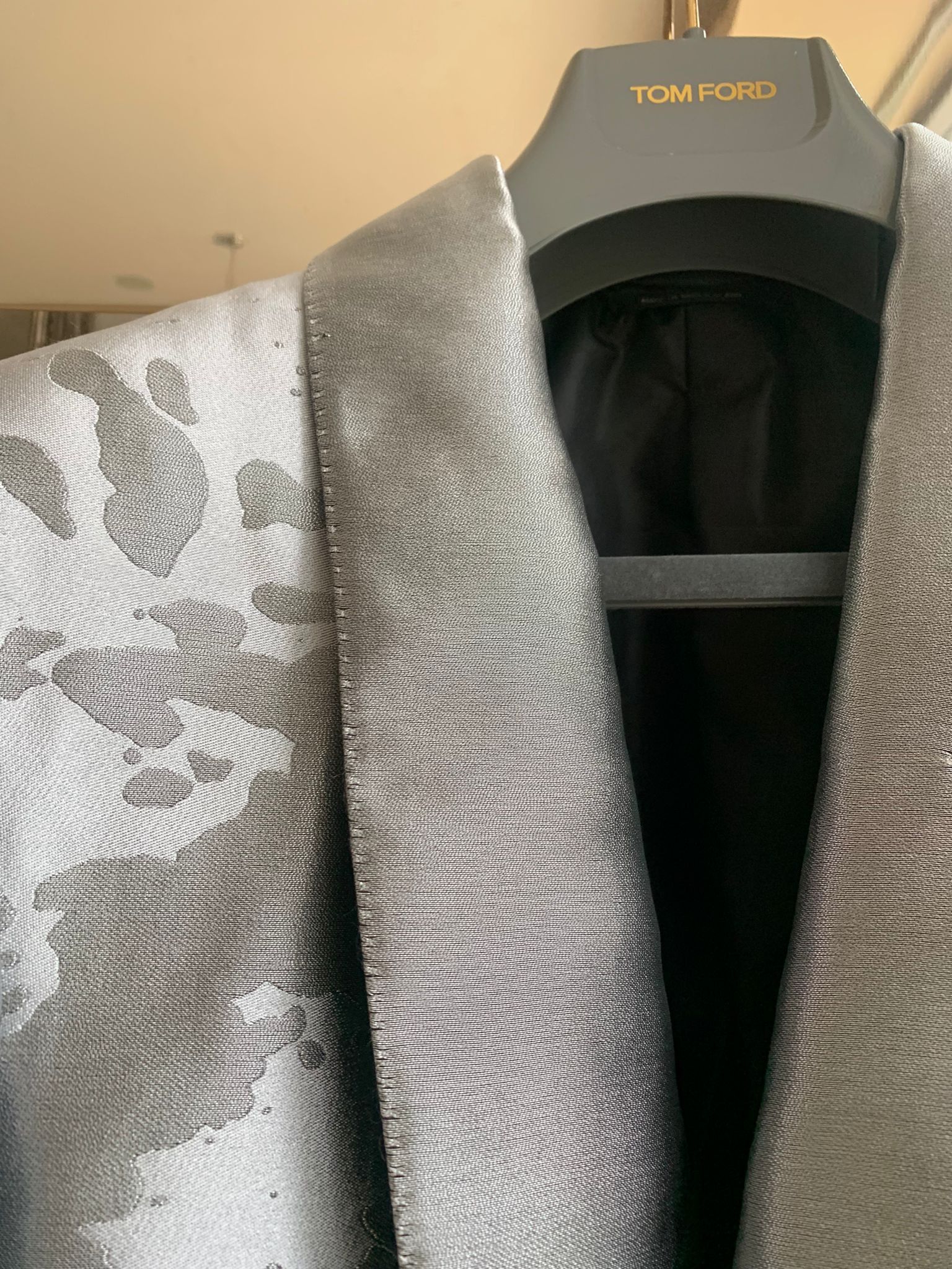 Tom Ford Camo Blazer Jacket in Silver Camo Size US S / EU 44-46 / 1 - 7 Thumbnail