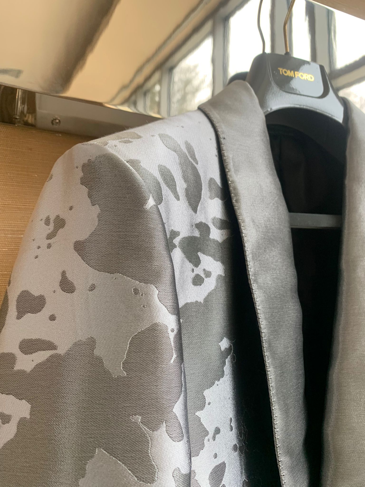 Tom Ford Camo Blazer Jacket in Silver Camo Size US S / EU 44-46 / 1 - 5 Thumbnail