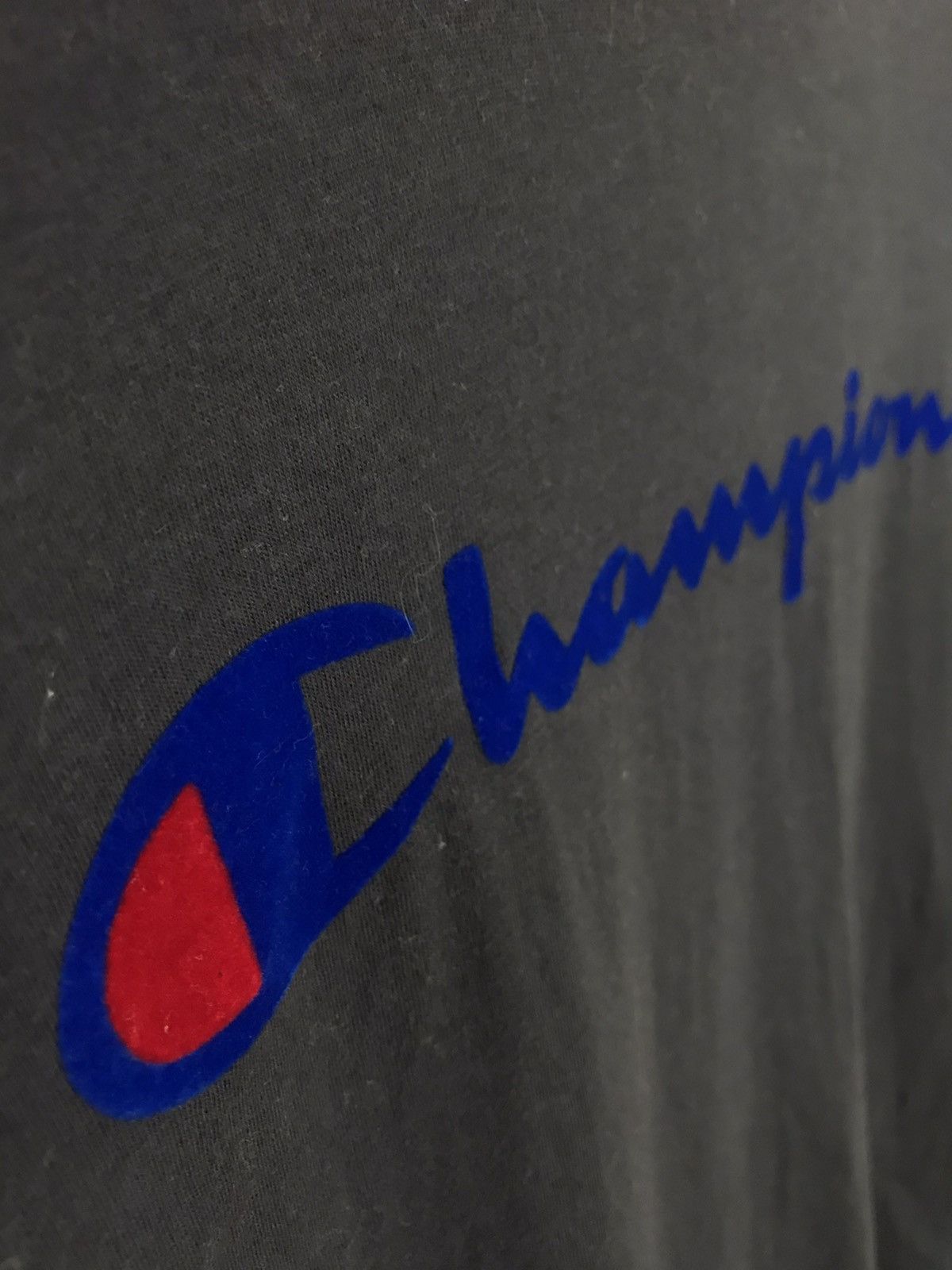 Champion Champion big velour logo t-shirt Size US M / EU 48-50 / 2 - 3 Thumbnail