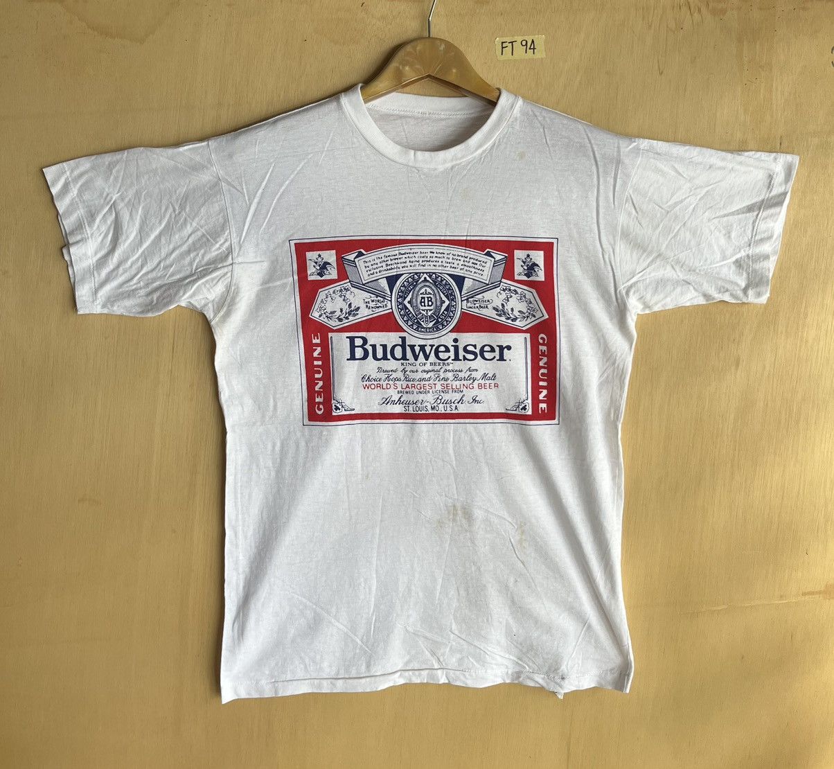 Budweiser × Vintage Budweiser ft94 Size US L / EU 52-54 / 3 - 1 Thumbnail