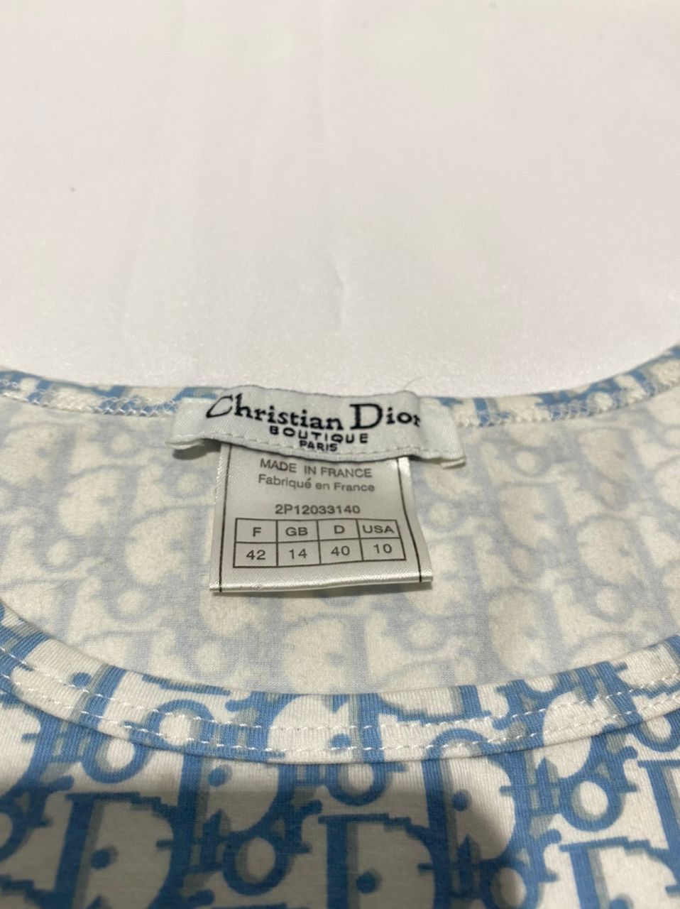 Christian Dior Monsieur × Dior Christian Dior Monogram No 2 T Shirt Size L / US 10 / IT 46 - 2 Thumbnail