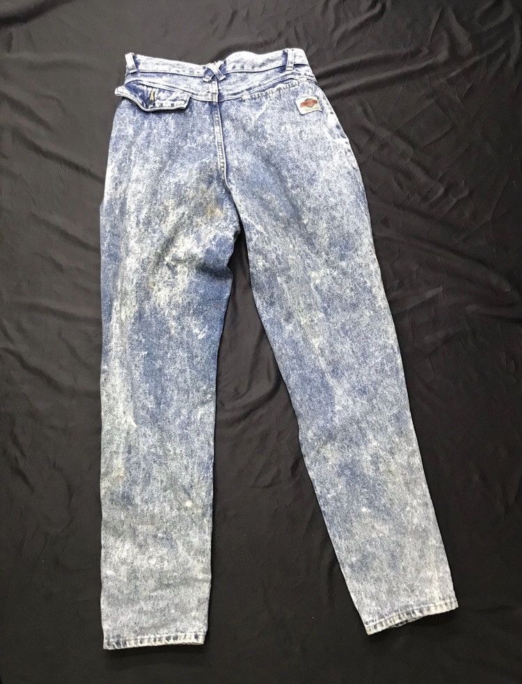 Japanese Brand MadeInJapan Propulsion Acid Wash high waist denim Pant Size US 26 / EU 42 - 4 Thumbnail