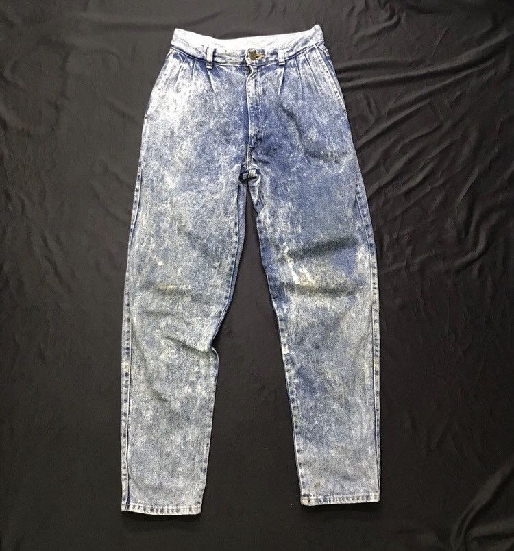 Japanese Brand MadeInJapan Propulsion Acid Wash high waist denim Pant Size US 26 / EU 42 - 1 Thumbnail