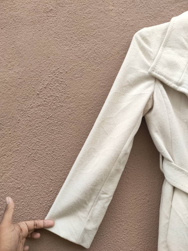Japanese Brand ❎ Ined Angora Cashmere Long Coat Size S / US 4 / IT 40 - 4 Thumbnail