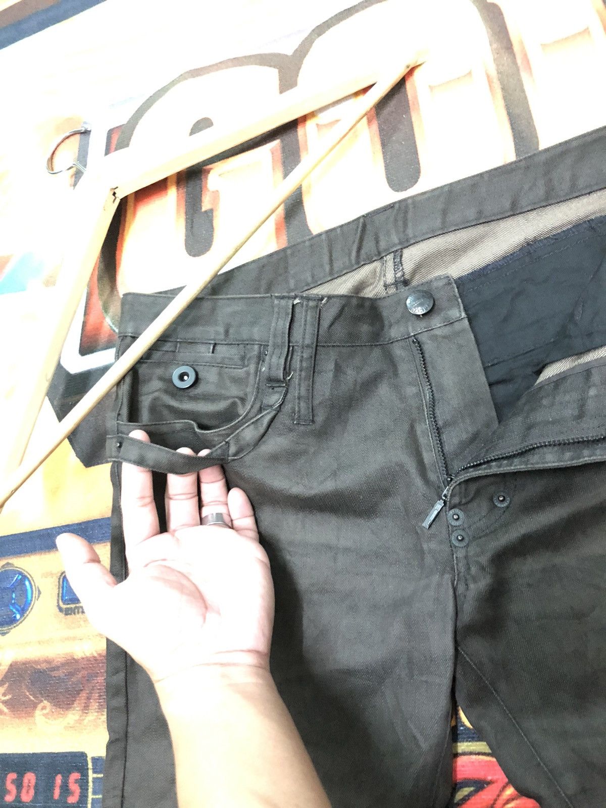 Designer × Katharine Hamnett London × Vintage VINTAGE KATHARINE HAMMNETT LONDON ANKLE CUT DENIM PANTS Size US 30 / EU 46 - 5 Thumbnail