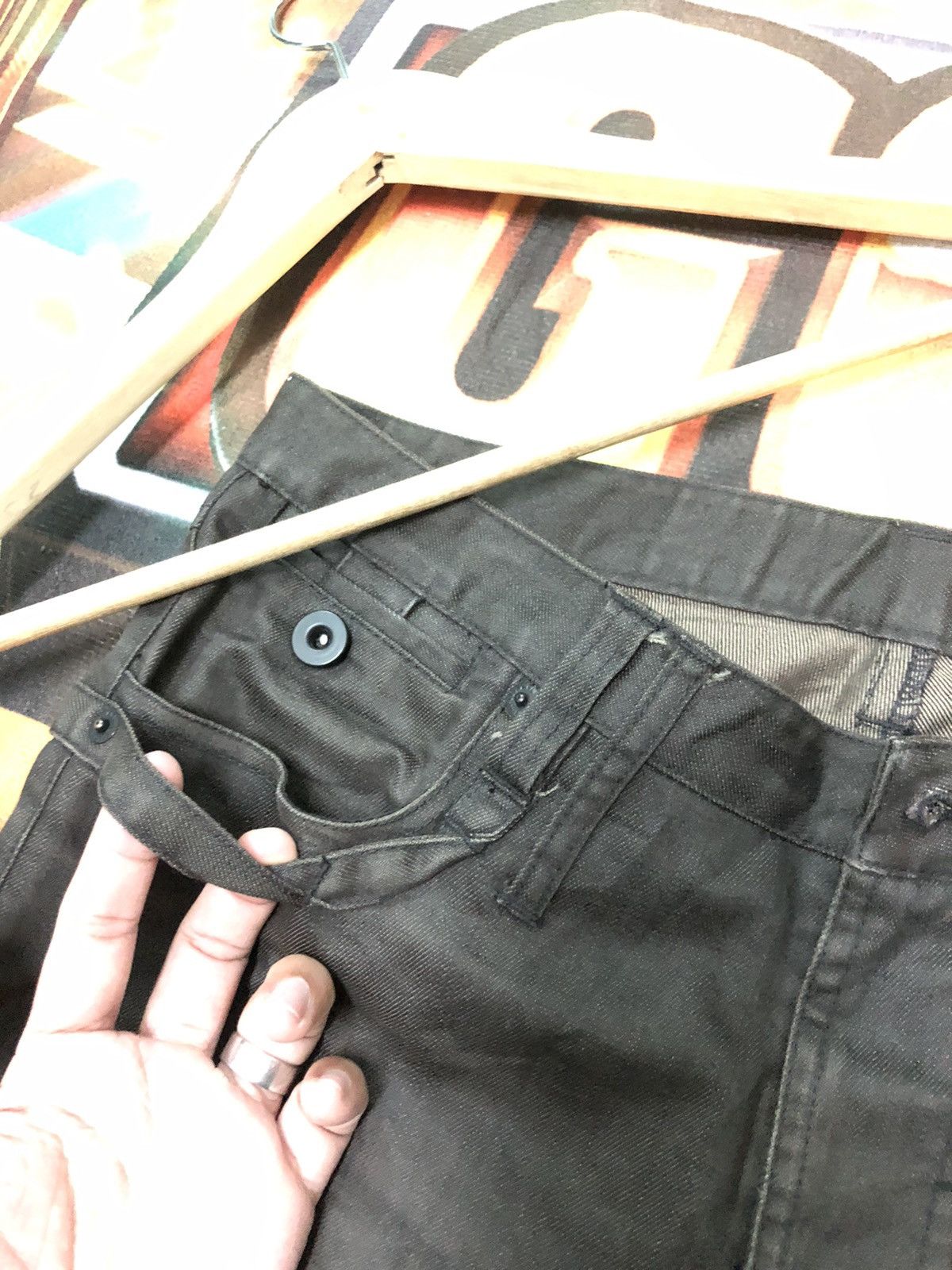 Designer × Katharine Hamnett London × Vintage VINTAGE KATHARINE HAMMNETT LONDON ANKLE CUT DENIM PANTS Size US 30 / EU 46 - 4 Thumbnail
