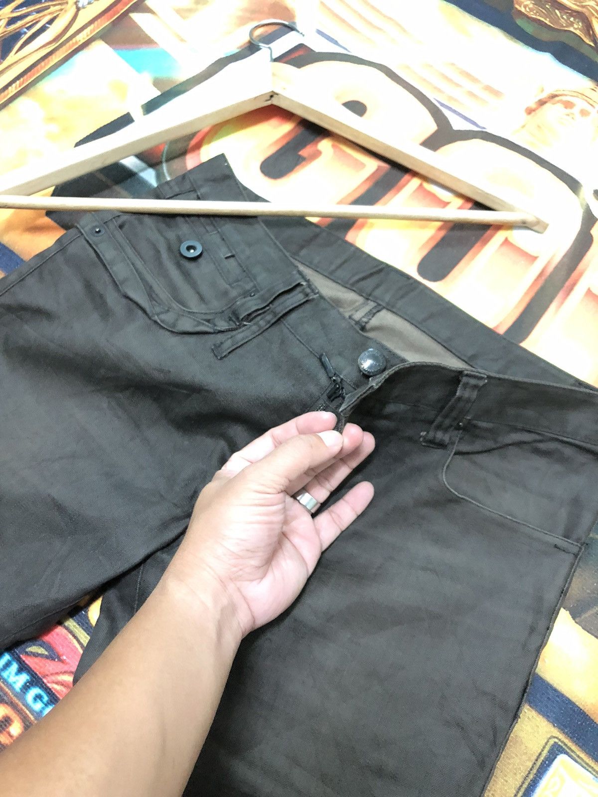 Designer × Katharine Hamnett London × Vintage VINTAGE KATHARINE HAMMNETT LONDON ANKLE CUT DENIM PANTS Size US 30 / EU 46 - 7 Thumbnail