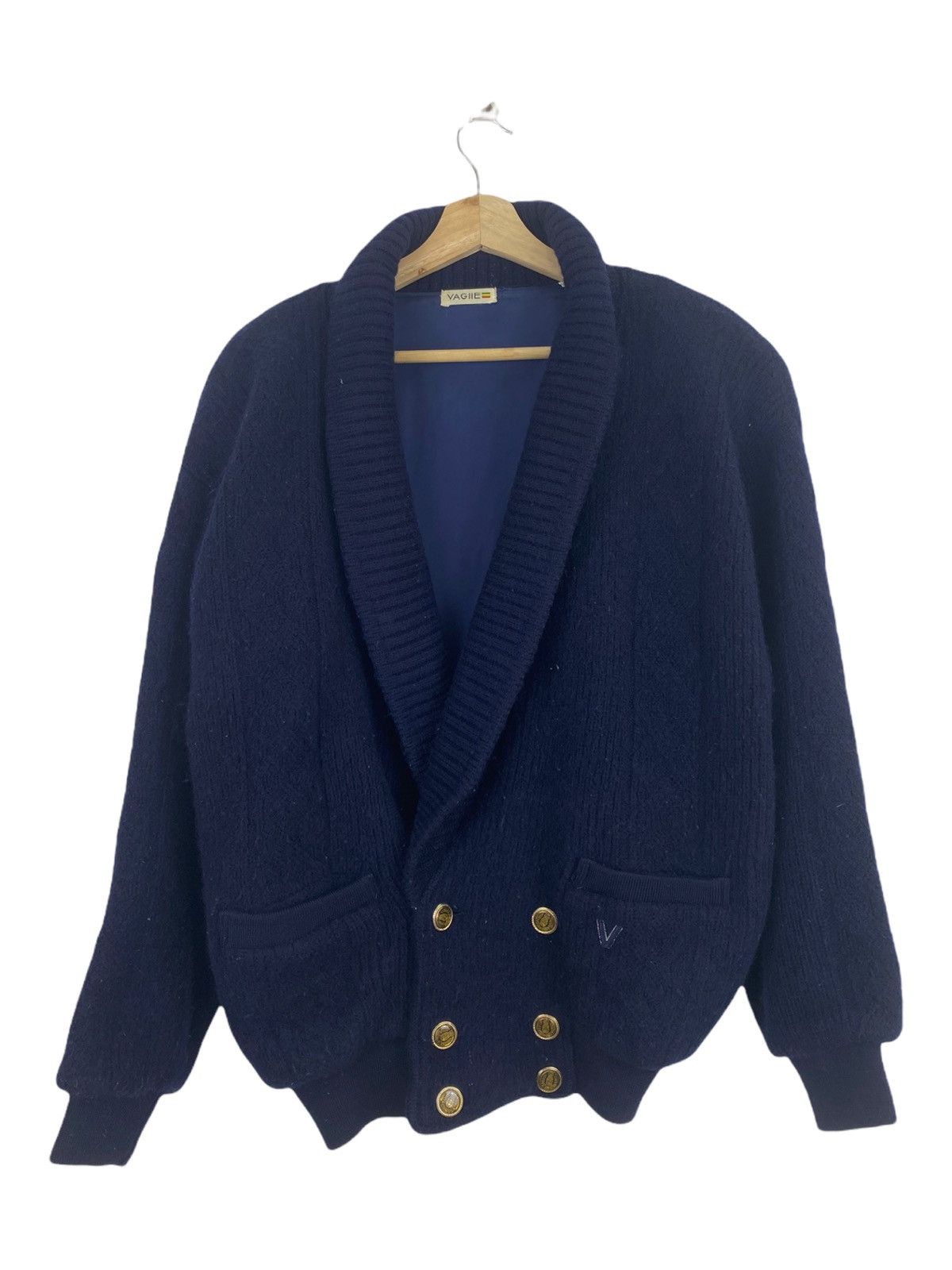 Japanese Brand Vintage Vagiie Knitwear Jacket Size US M / EU 48-50 / 2 - 1 Thumbnail