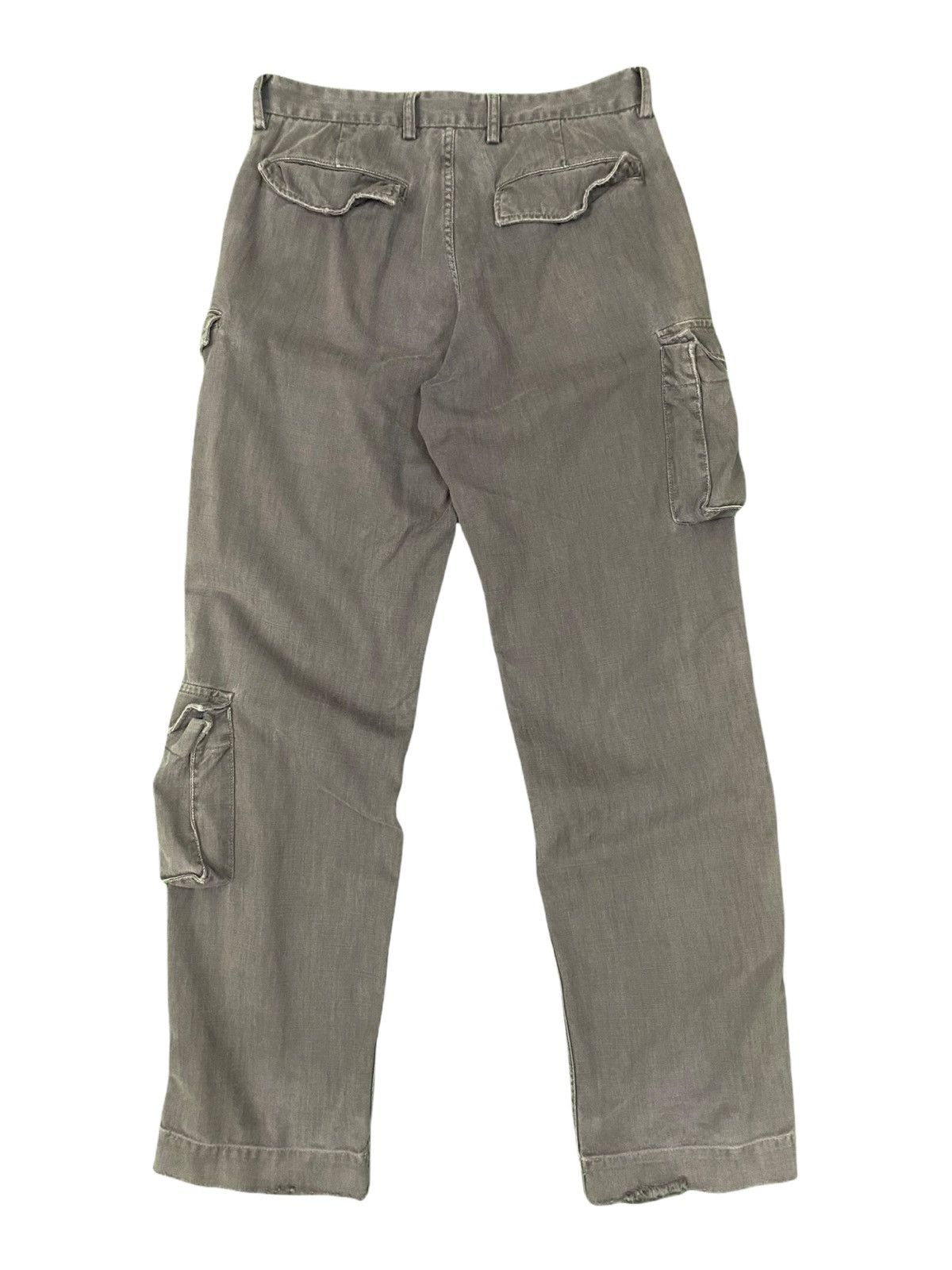Japan Blue × Japanese Brand × Vintage Vintage Blue way distress cargo pant Size US 32 / EU 48 - 2 Thumbnail