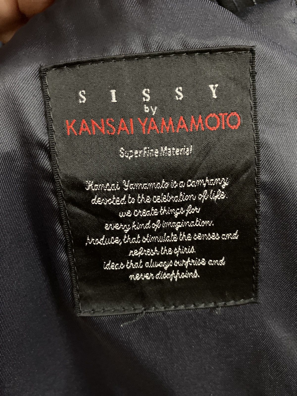 Japanese Brand × Kansai Yamamoto × Vintage Vintage Kansai Yamamoto Blazer Size US L / EU 52-54 / 3 - 4 Thumbnail
