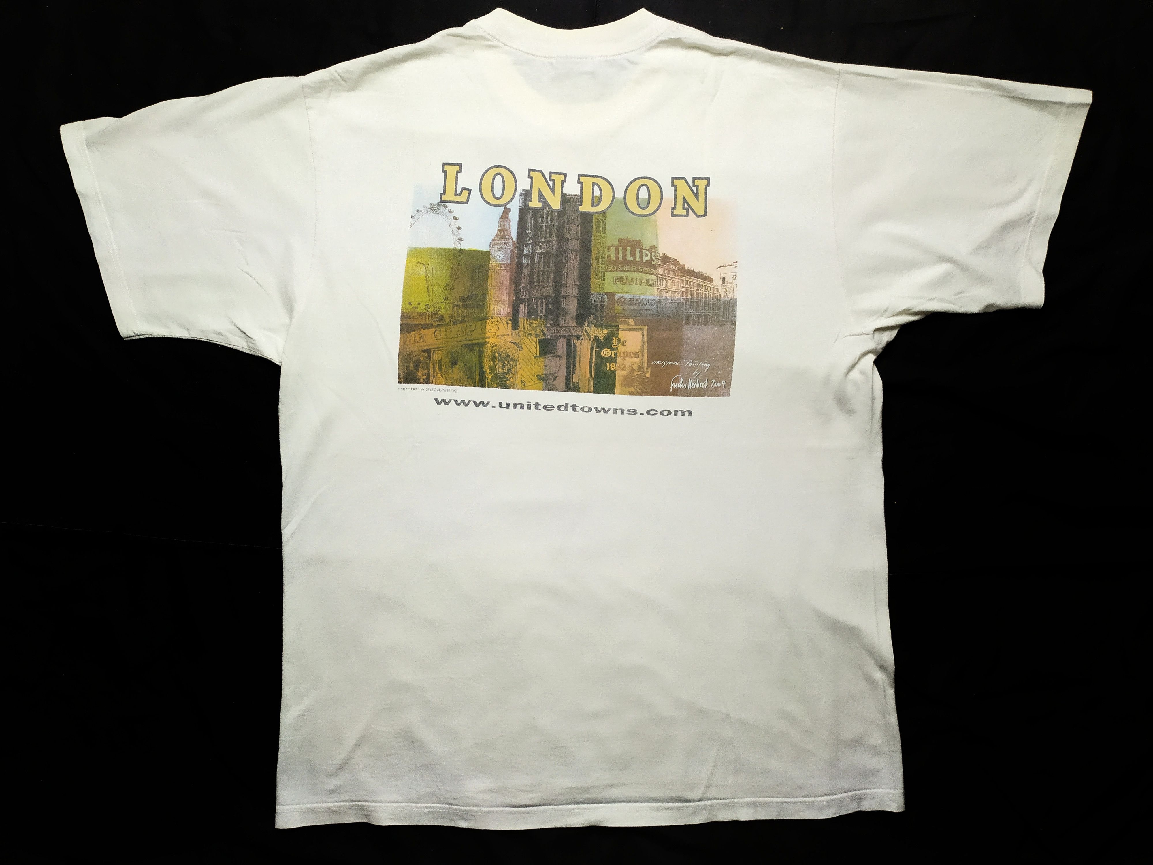 Other Vintage London United Towns Painting by Herbert Size US L / EU 52-54 / 3 - 6 Thumbnail