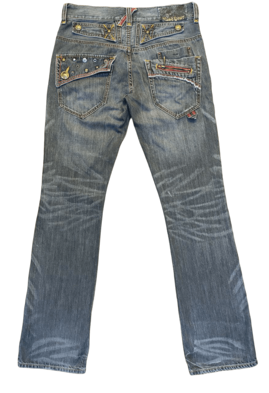image of Hysteric Glamour Rush Hour Denim Pant in Blue, Men's (Size 31)