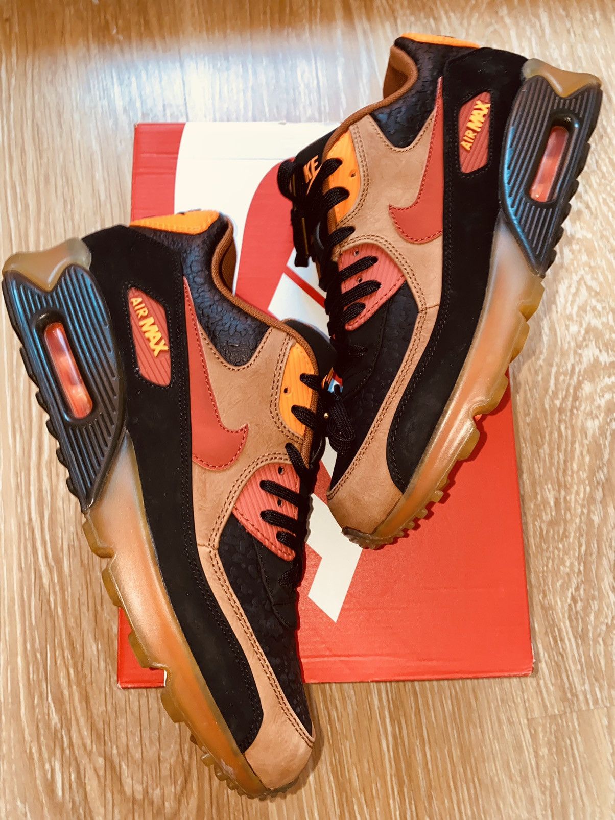 Nike ACG × Supreme Nike Air Max 90 Ice Halloween Bw 2014 Tn Size US 10 / EU 43 - 8 Thumbnail