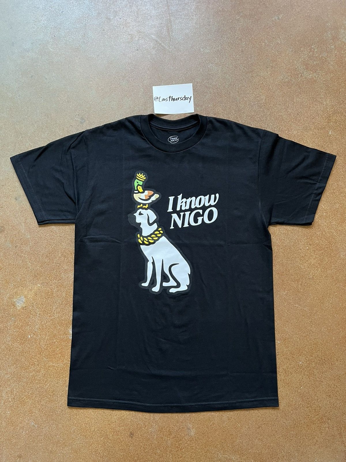 image of Human Made “I Know Nigo” Tee Black Small, Men's