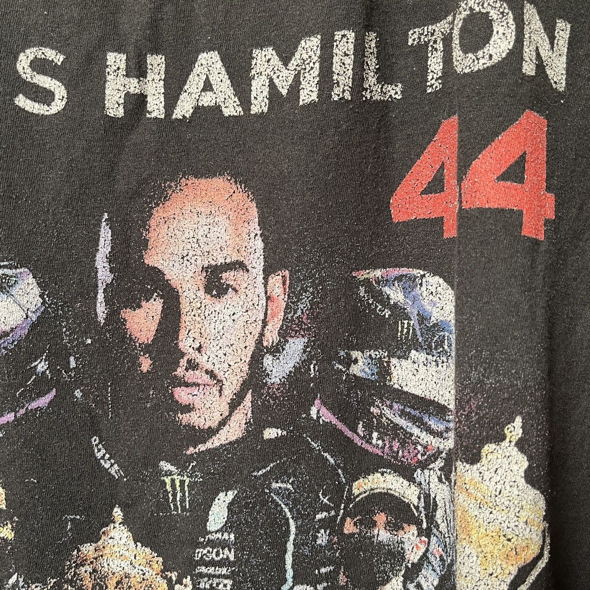Vintage Grails Vintage Lewis Hamilton 44 Petronas Black Livery Size US XXL / EU 58 / 5 - 9 Thumbnail