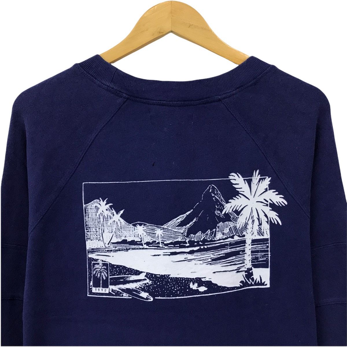 Vintage Vintage Roxy Sweatshirt 1990 Hawaii Beach Jumper Pullover Size US M / EU 48-50 / 2 - 7 Thumbnail