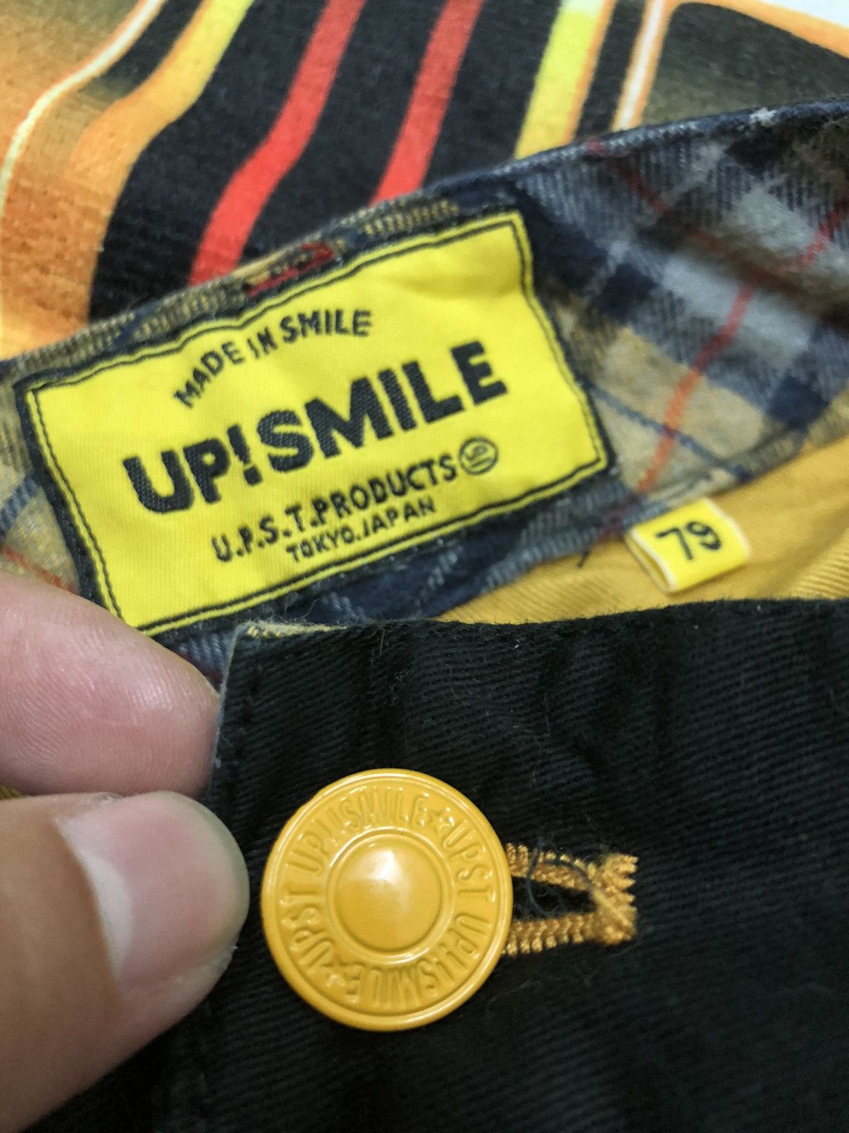 Japanese Brand UP! SMILE TOKYO JAPAN LIMITED BLACK PANTS Size US 32 / EU 48 - 13 Thumbnail