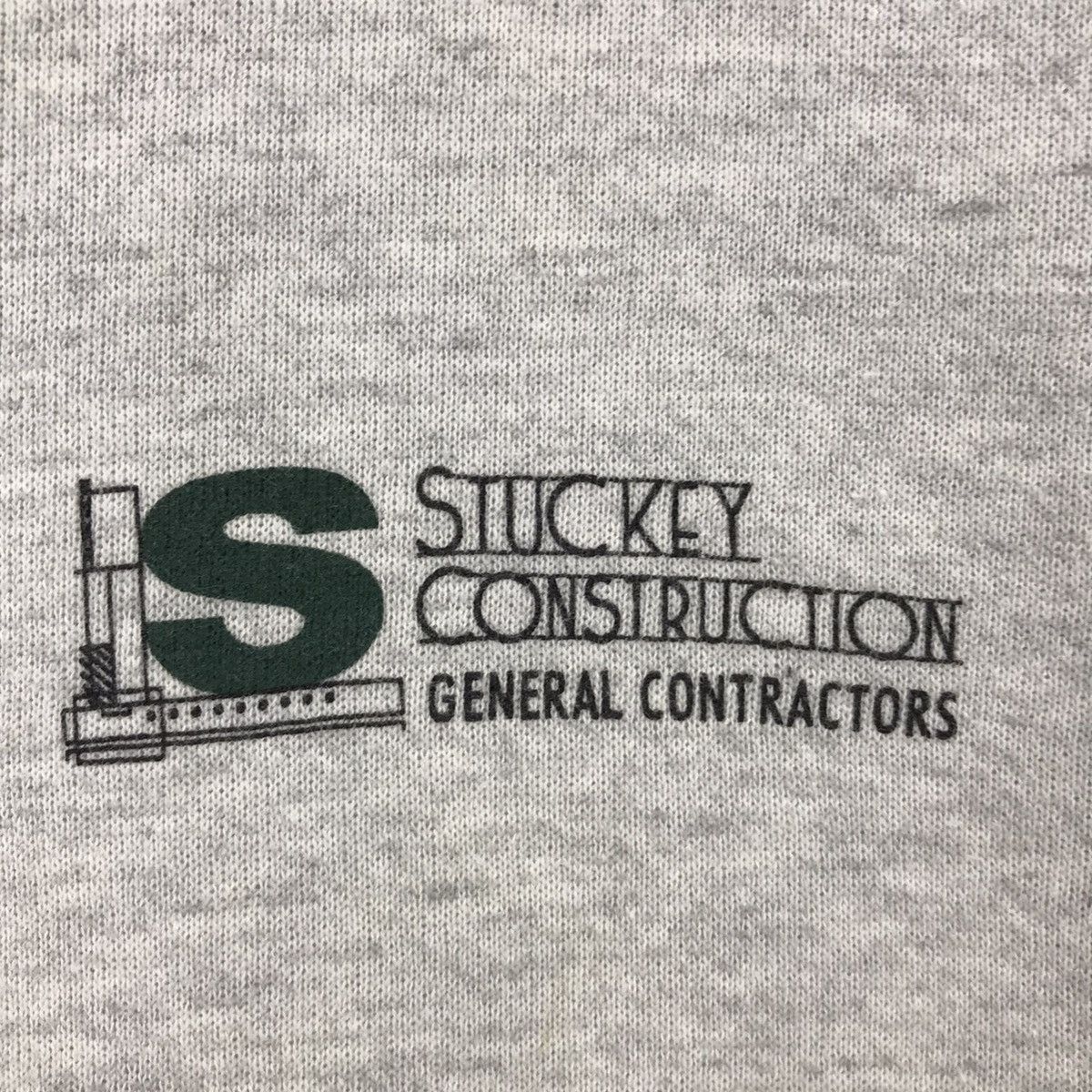 Lee × Vintage Vintage Stuckey Construction Company Sweatshirt SAS Pullover Size US L / EU 52-54 / 3 - 2 Thumbnail