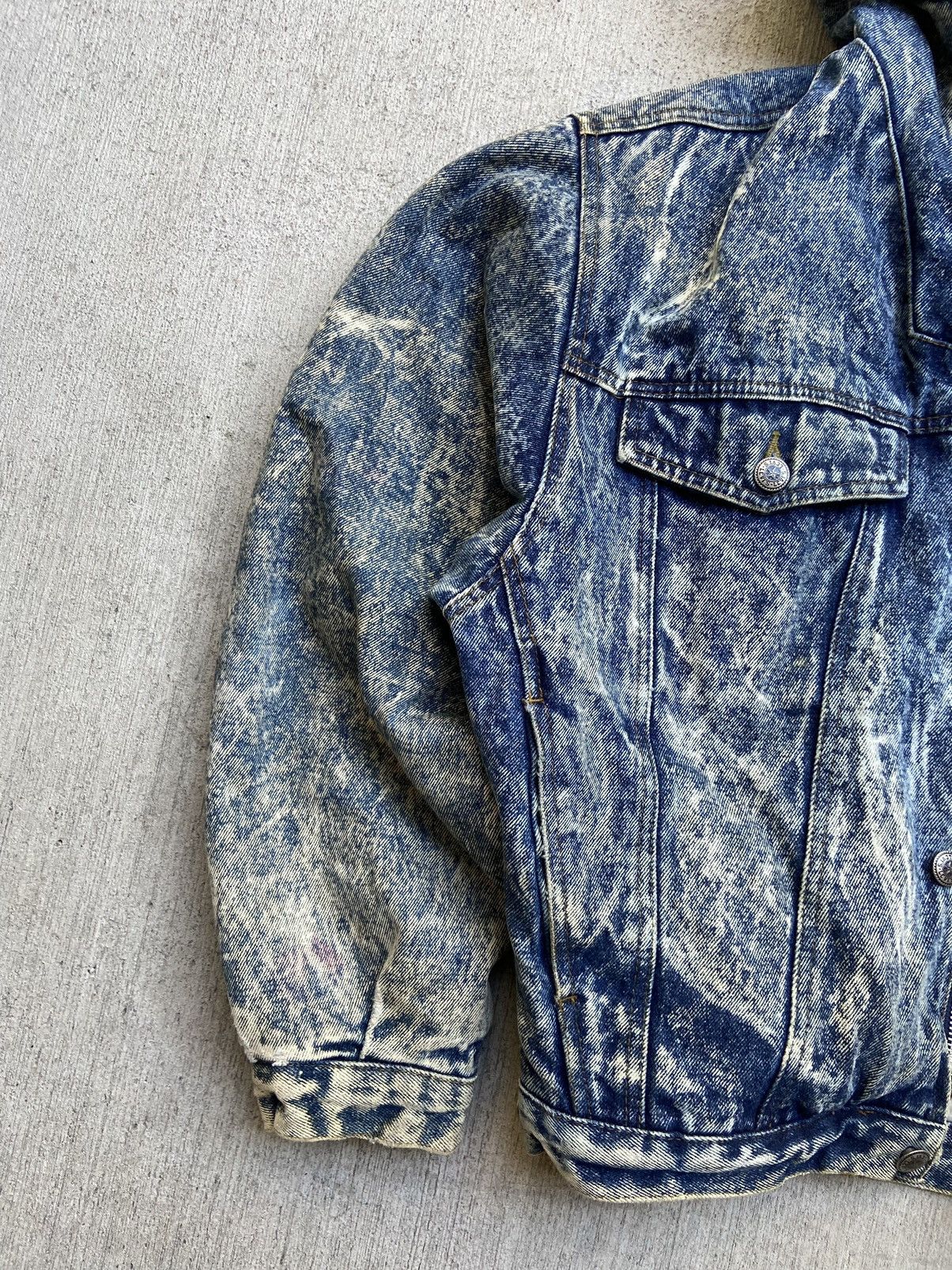 Levi's × Levi's Vintage Clothing × Vintage Vintage 80’s Levi’s Sherpa Hooded Denim Jean Jacket Blue Size US S / EU 44-46 / 1 - 16 Thumbnail