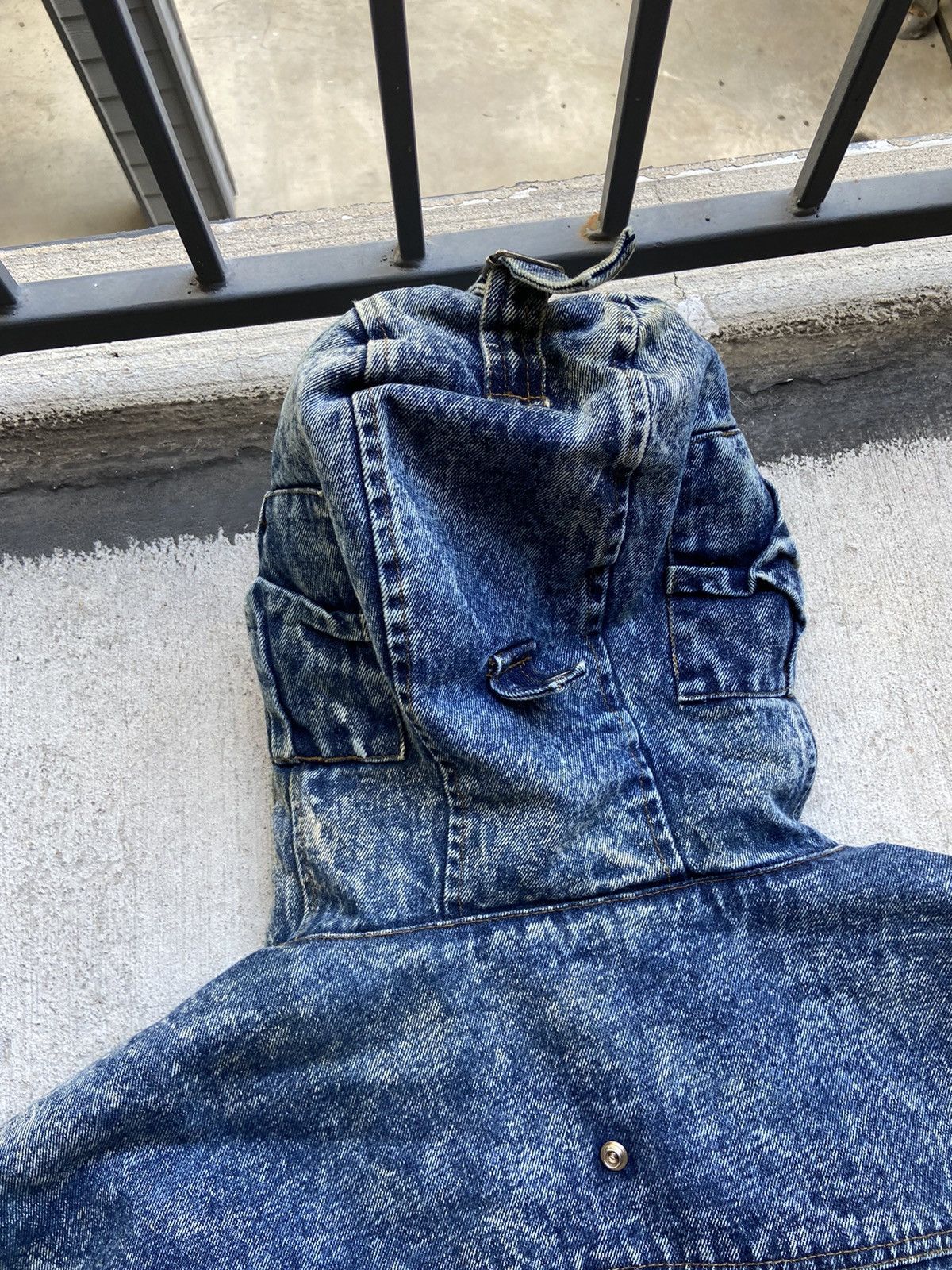 Levi's × Levi's Vintage Clothing × Vintage Vintage 80’s Levi’s Sherpa Hooded Denim Jean Jacket Blue Size US S / EU 44-46 / 1 - 8 Thumbnail