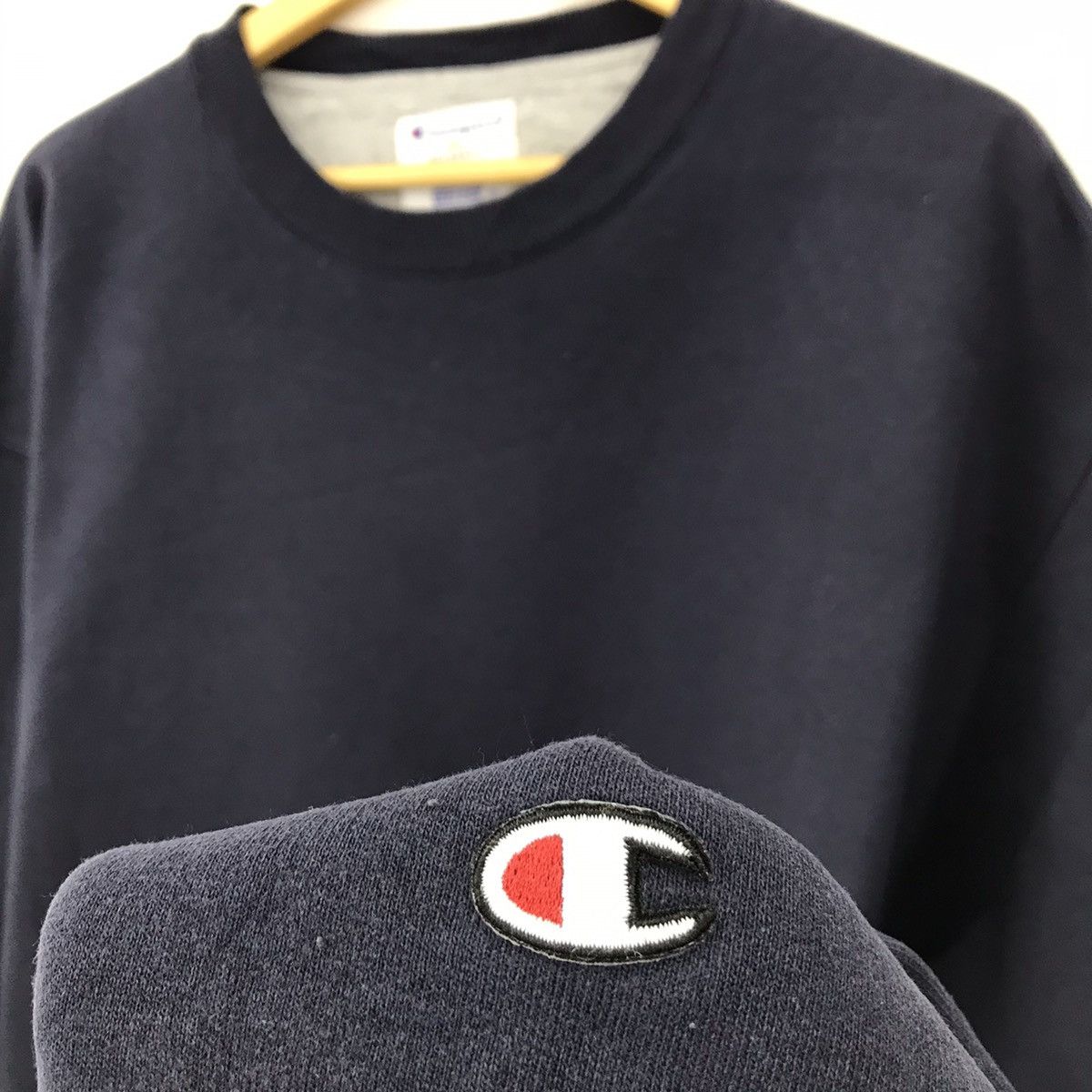 Champion × Vintage Vintage Champion Sweatshirt CrewNeck Pullover Jumper Size US XL / EU 56 / 4 - 5 Thumbnail
