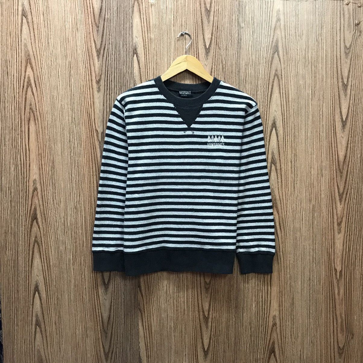 Japanese Brand × Vintage Vintage Stripes Design Vansports Size US S / EU 44-46 / 1 - 1 Thumbnail