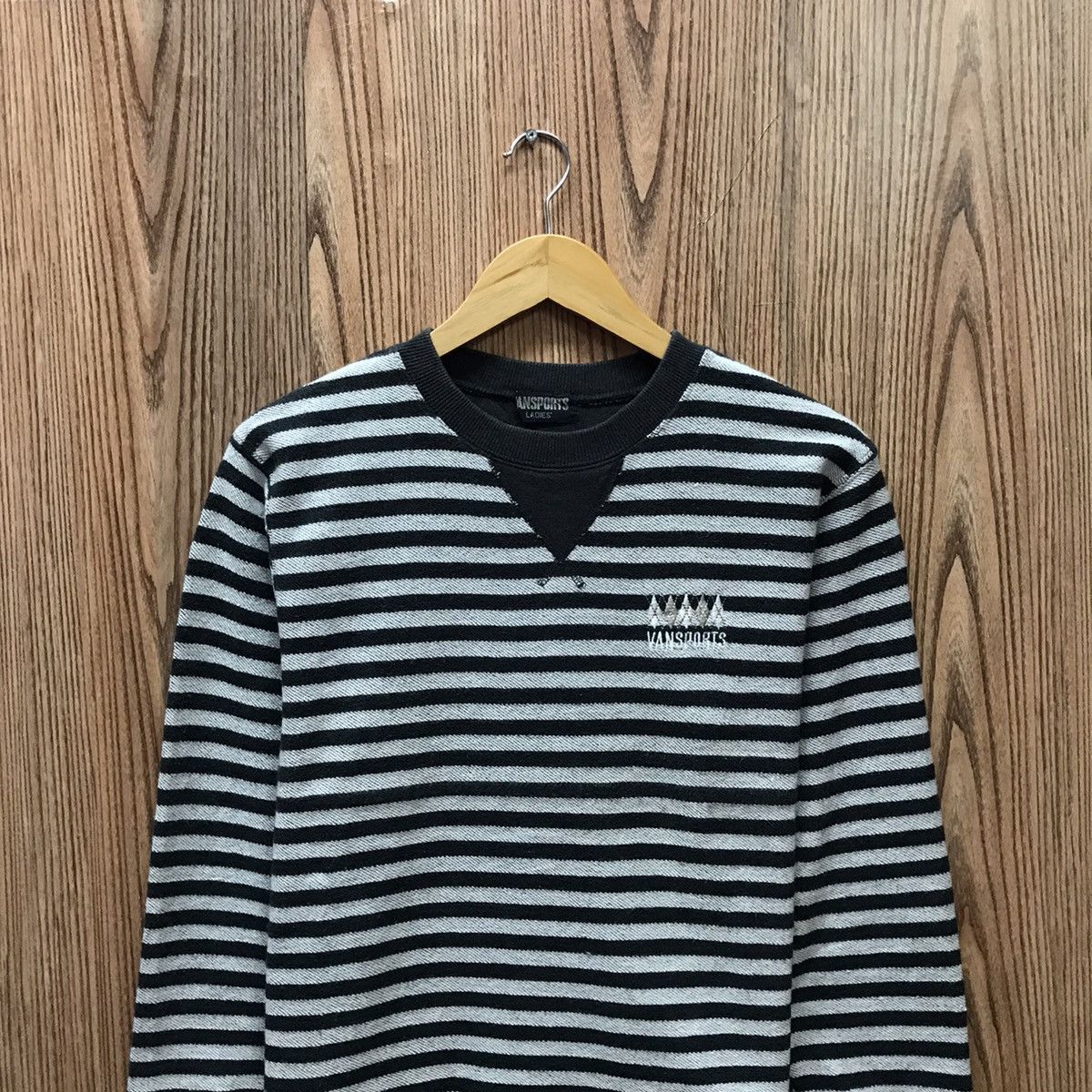 Japanese Brand × Vintage Vintage Stripes Design Vansports Size US S / EU 44-46 / 1 - 2 Thumbnail