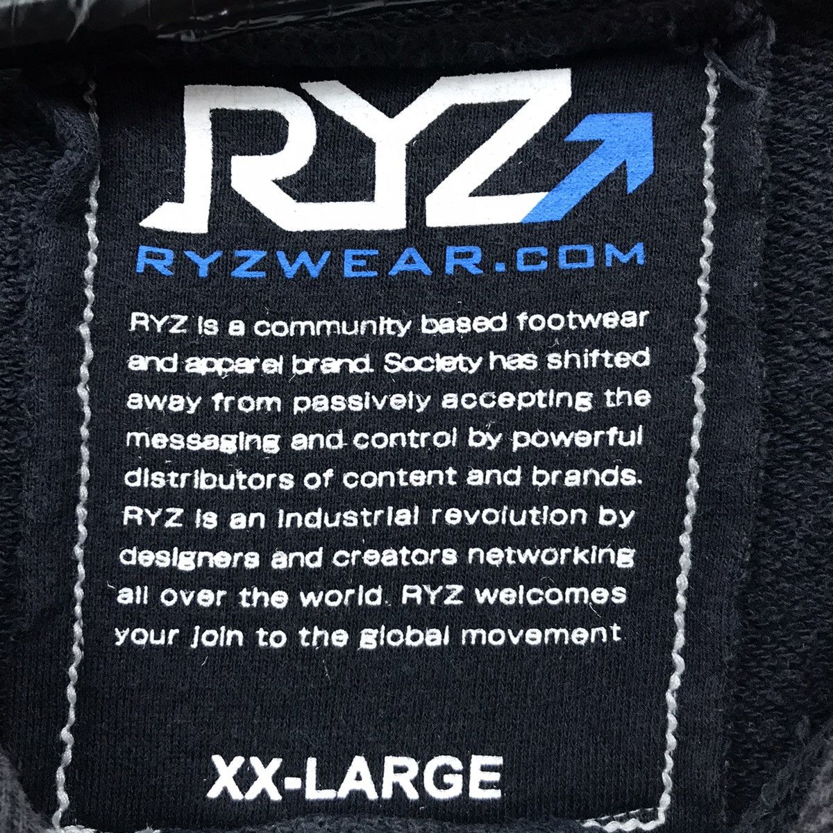 Japanese Brand × Seditionaries Japanese Brand RYZ Small Logo Sweatshirt Size US XL / EU 56 / 4 - 7 Thumbnail