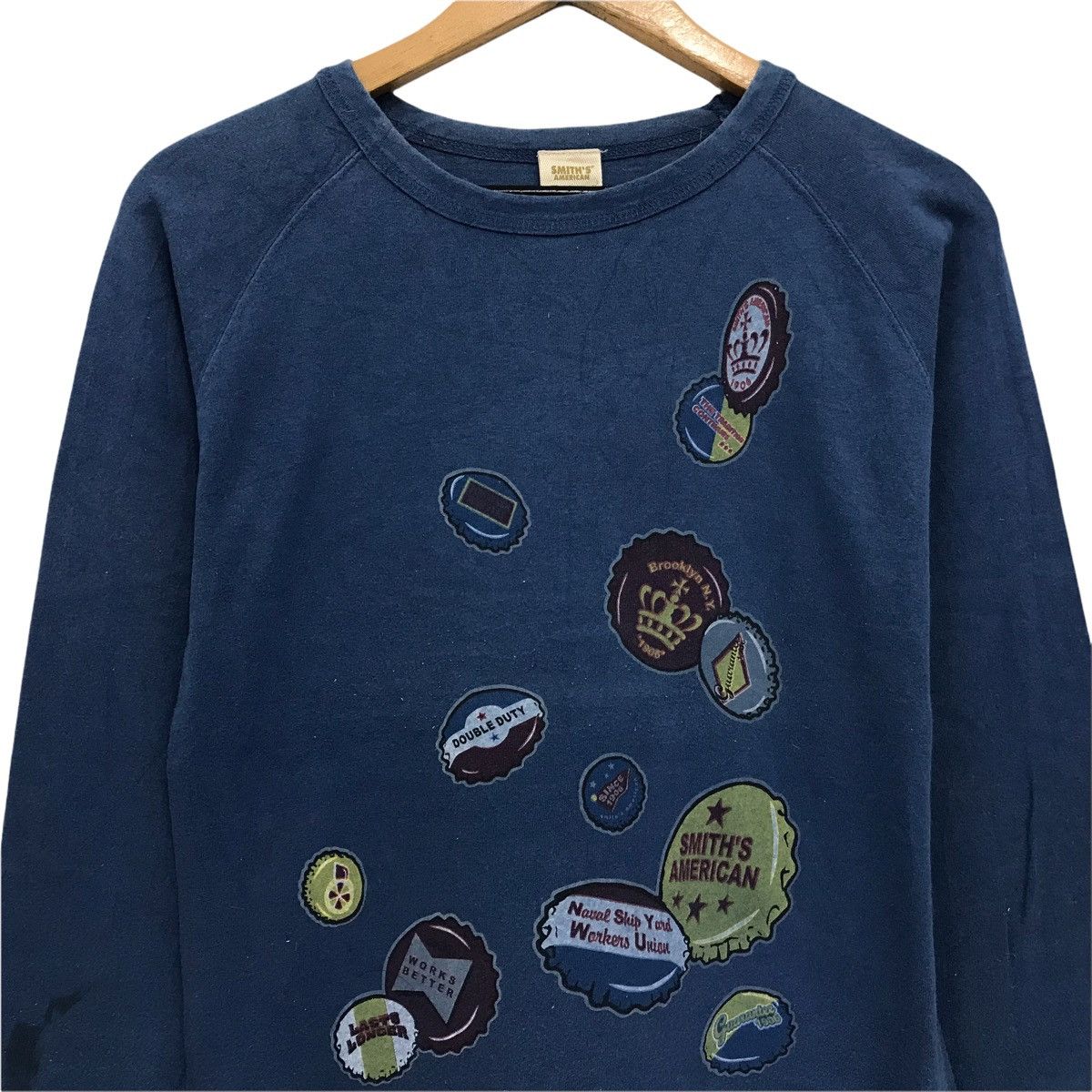 Japanese Brand × Vintage Smith American Nice Design Big Logo Sweatshirt Size US XS / EU 42 / 0 - 2 Thumbnail